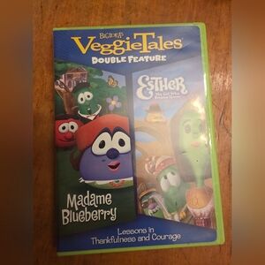 VEGGIETALES DOUBLE FEATURE MADAME BLUEBERRY & ESTHER 2-DISC WITH INSERT